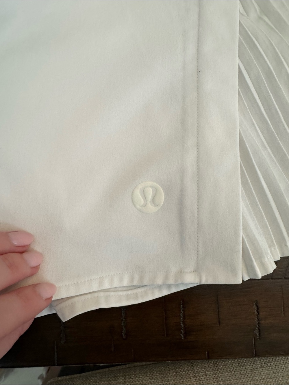 Lululemon White Pleated Tennis Skirt - Picture 5 of 10